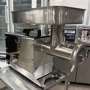 NEW #32 STAINLESS STEEL MEAT GRINDER WITH 1.5 HP MOTOR, OMCAN 48888