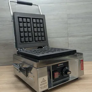 NEW SINGLE BRUSSEL STYLE WAFFLE MAKER, OMCAN 39578