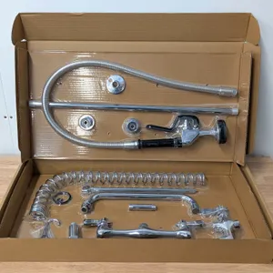NEW PRE-RINSE ASSEMBLY WITH 12.5" CENTER FAUCET, OMCAN 22124