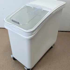 NEW 27 GALLON INGREDIENT BIN WITH SLIDING LID, OMCAN 80986