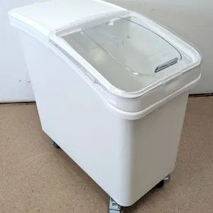 NEW 27 GALLON INGREDIENT BIN WITH SLIDING LID, OMCAN 80986