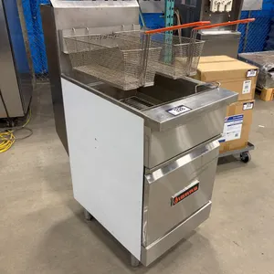 SIERRA FRYSTAR750LP 75 LB GAS FRYER WITH (5) 30,000 BTU CAST IRON BURNERS