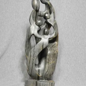 Shona Family of 5. 18 x 6 x 3. A4