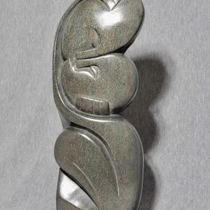 Shona Kissing Couple. 12 x 5 x 3. B3