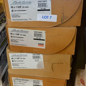 4 Boxes of Quick Drive Drywall to Wood Screws #6 x 1 5/8"