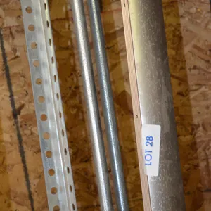 2 pcs of Conduit, 1 pc of Stair Nosing, approx. 12' long, Hanging Rails for Garage Door