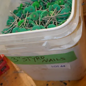 Full Pail of 3" Styro Nails