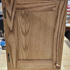 Solid Oak Cabinet (Back and Door Panels not Oak)