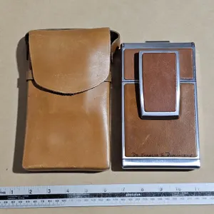 Vintage Polaroid SX-70 Folding Instant Land Camera w/ Leather Case