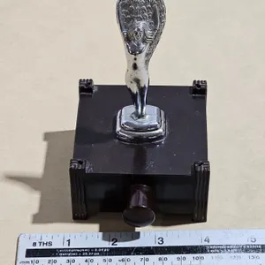 Vintage Art Deco Permanent Match Desk Lighter (Not Tested)