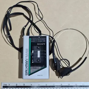 Vintage Sony Walkman AM/FM Stereo Cassette Player W/ Headphones