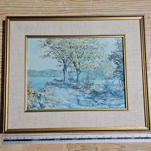 James Keirstead "Wolfe Lake" Framed Landscape Print, 21”x18”