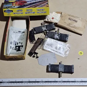 Lot of Vintage Model Train Parts