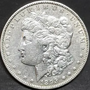 1893 P Morgan Silver Dollar Key Date XF/AU Nice