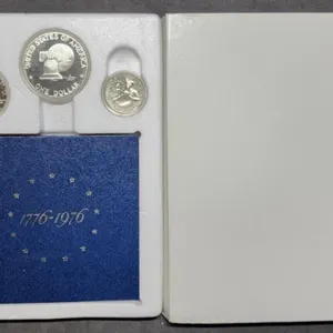 1976 Bicentennial Silver 3-Coin Proof Set MIB