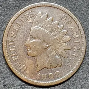 1908-S Indian Head Cent, Key Date, Nice!