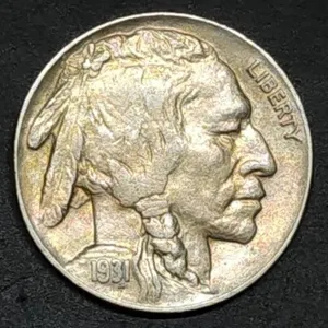 1931-S Buffalo Nickel, Better Date, High Grade