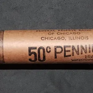Original Federal Reserve Roll 1959-D Lincoln
