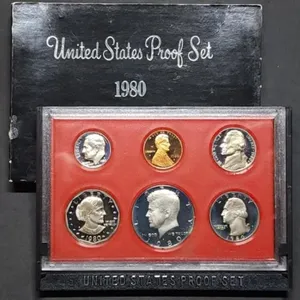 1980 US Mint Proof Set w/ SBA Dollar