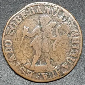 Rare 1833 Mexico Quarto 1/4 Real Chihuahua