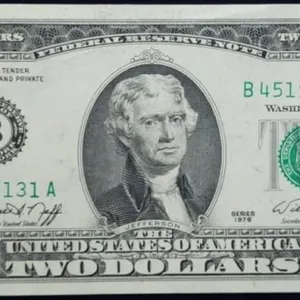 1976 $2 FRN Gem Crisp Uncirculated Note CU