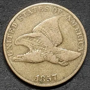 1857 Flying Eagle Cent Nice