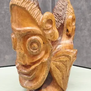 Hand Carved Wooden Tribal Sculpture