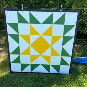 38x38in Double Sided Barn Quilt Ornament