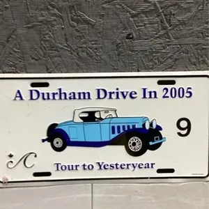 Tour to yesteryear 2005 license plate modern
