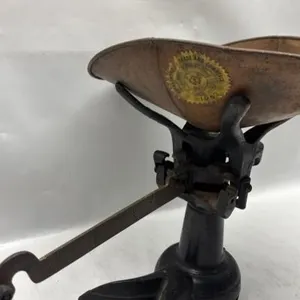 Antique Brass & Cast Iron Weigh scale