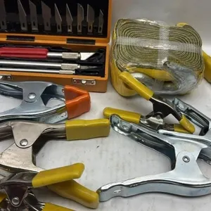 Clamps Hobby cutting knife kit & small tow strap l
