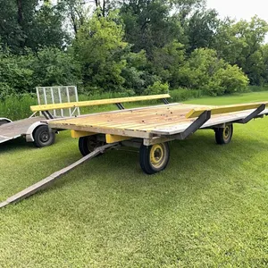 16’x10’ Hay wagon on 4-wheel running gear
