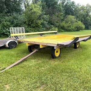 16’x10’ Hay wagon on 4-wheel running gear