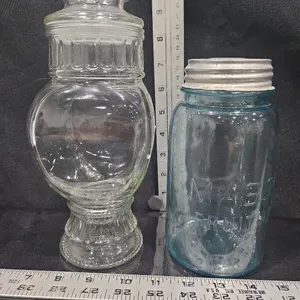 Mason Quart Jar & Fancy Storage Jar