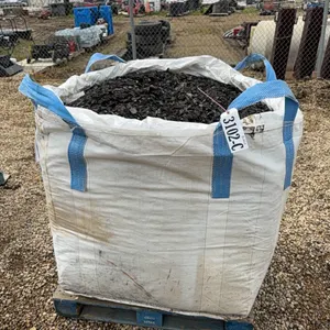 1 - CU YD TOTE OF ASPEN WOOD CHIP BLACK MULCH