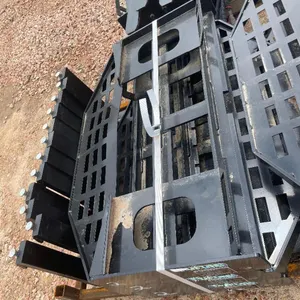 Skidsteer Pallet Forks - Black