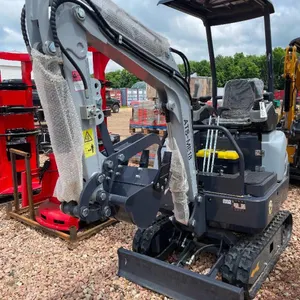 Mini ATS-ME18 Excavator - Gray