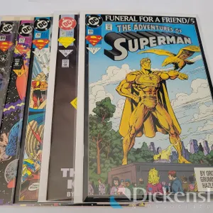 (5) DC SUPERMAN COMIC BOOKS