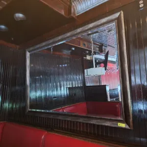 Wood Framed Mirror, 70"x46"