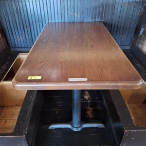 3 Wood/Metal Dining Tables, 48"x29"x30"
