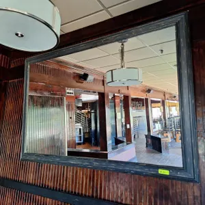 Wood Framed Mirror, 70"x46"
