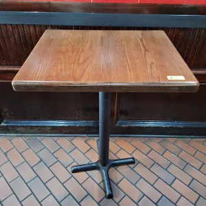 3 Wood/Metal Dining Tables, 29"x24"x41"
