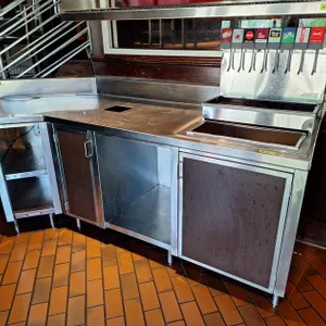 SS Soda Station with Lancer 8-Head Fountain, SN:ZLN8216583, 89"x30"x36"