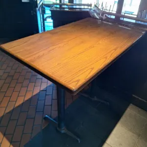 7 Wood/Metal High Top Tables, 48"x29"x41"