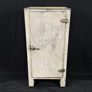 VINTAGE ICEBOX/EARLY FOOD-SAFE CABINET 30's-50's