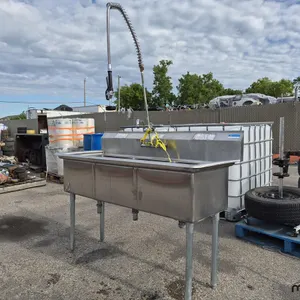3-Compartment Stainless Steel Kitchen Sink
 UNRESERVED