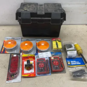 Battery Box, Trailer Lights, Multimeters, Battery Cut-Off Switch, Connectors and More