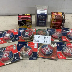 Crosman .177 Caliber Pointed Pellets, Daisy 6,000 Bbs, & Eagle Air CO2 Cylinders