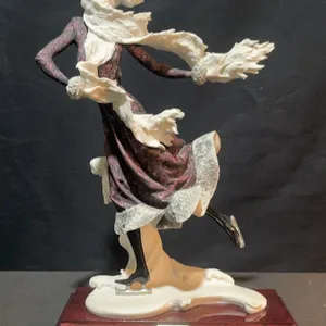 Giuseppe Armani Florence Porcelain Skating Lady Figurine, 1999
