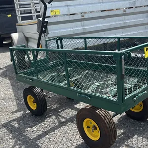 METAL WIRE 4-WHEEL WAGON